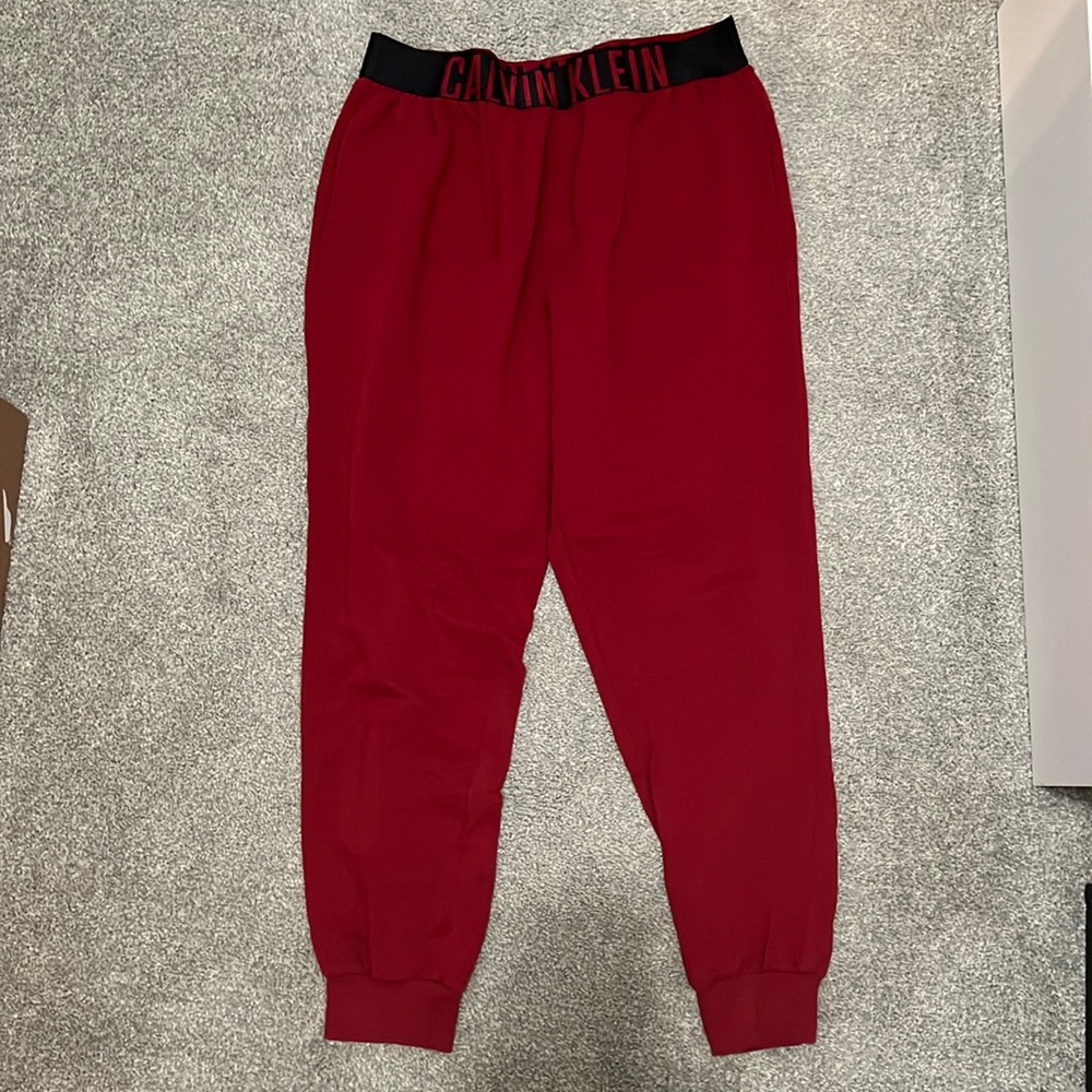 Calvin Klein Men's Intense Power Lounge Jogger - Red